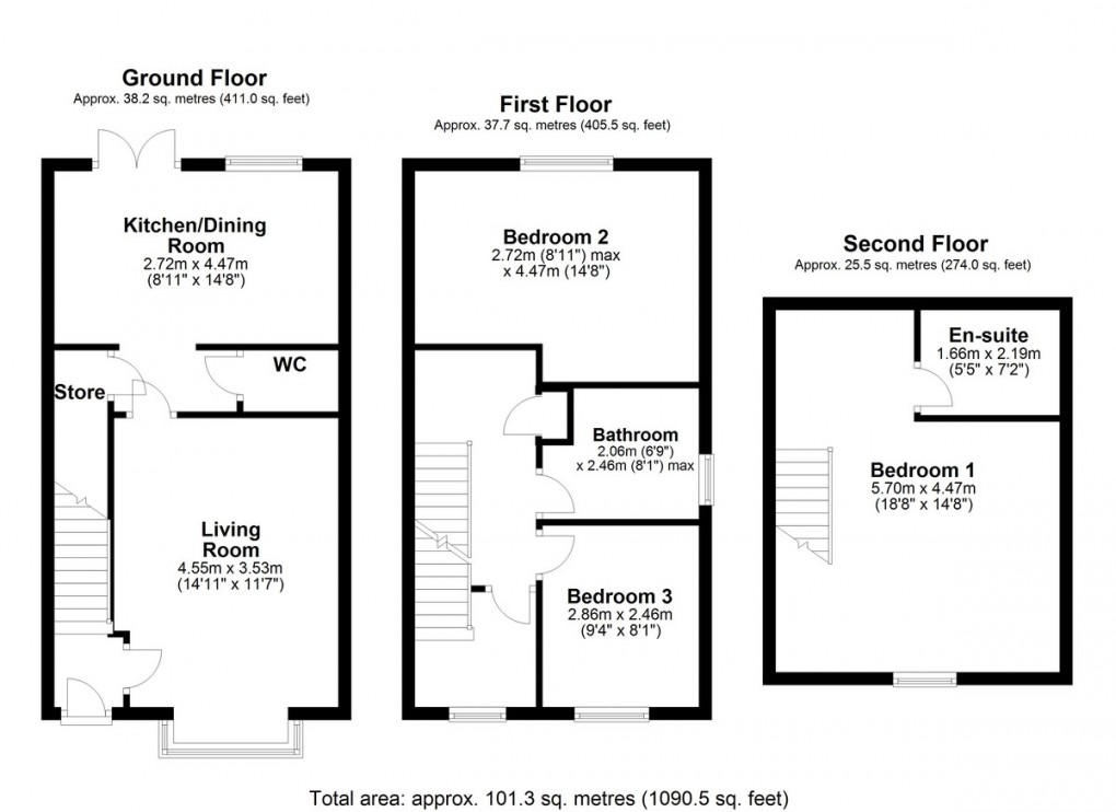 Floorplan for Acre Lane, Brighouse