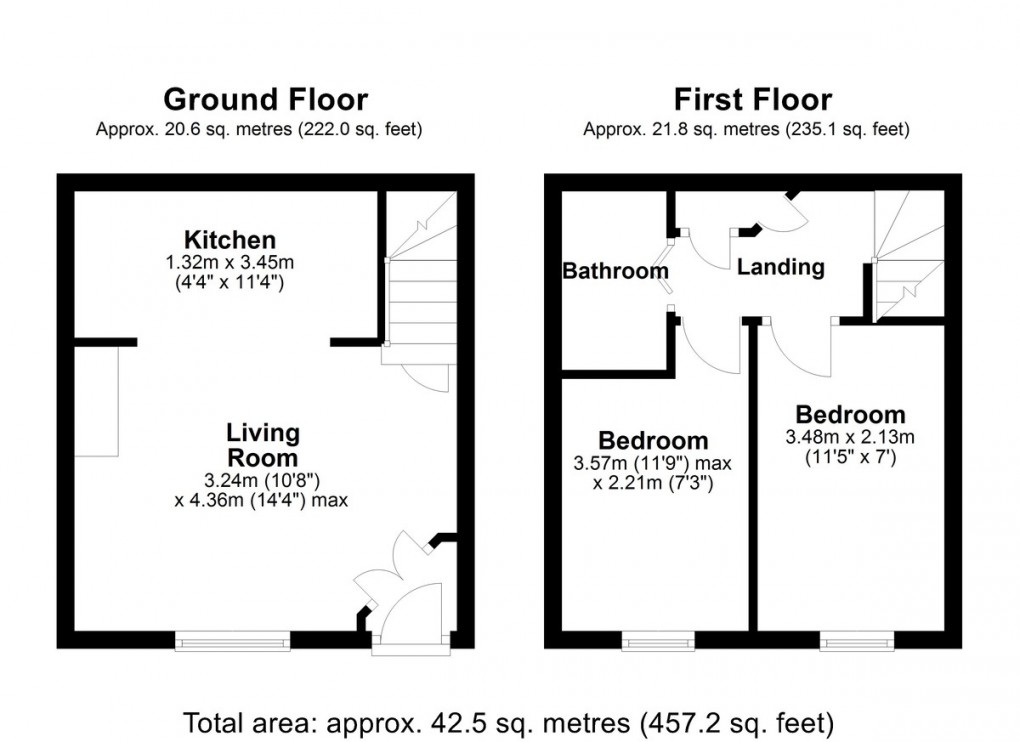Floorplan for Barracks Fold, Hepworth