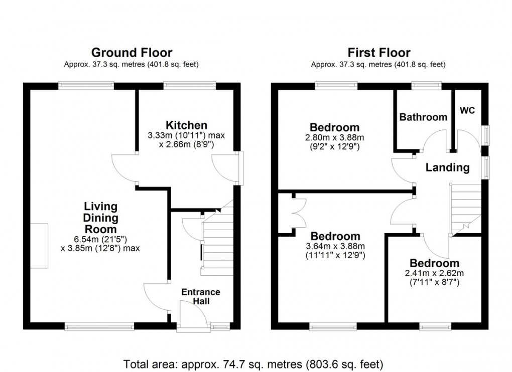 Floorplan for Lower Hey, Meltham, HOLMFIRTH, West Yorkshire