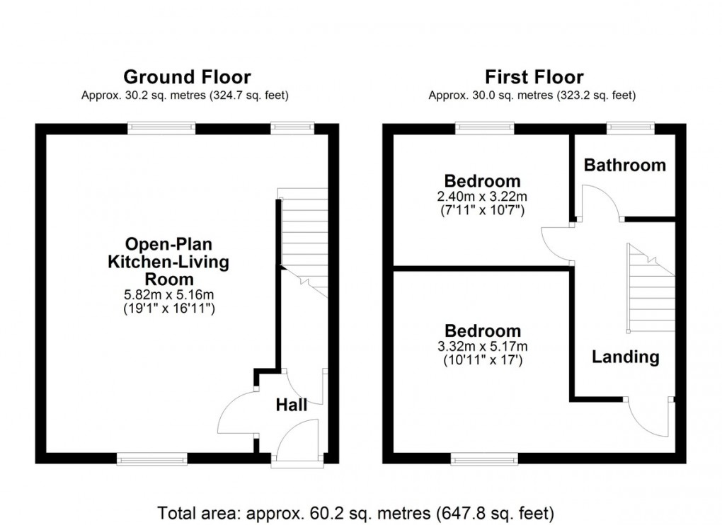 Floorplan for Towngate Fold, Meltham, Holmfirth