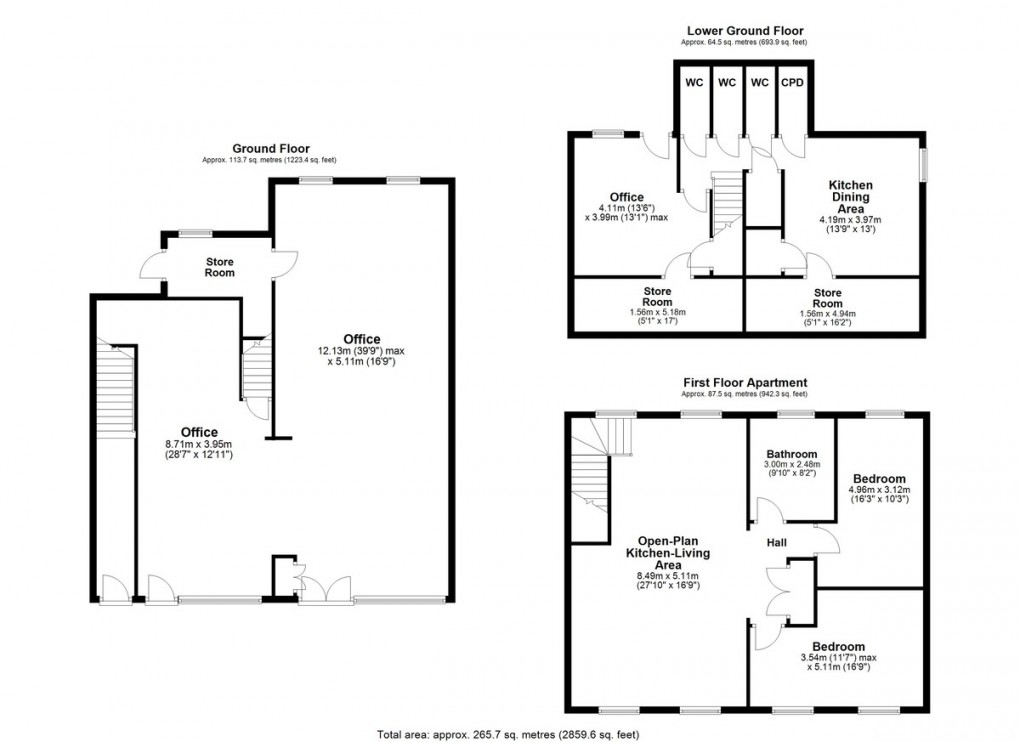 Floorplan for Wakefield Road, Huddersfield