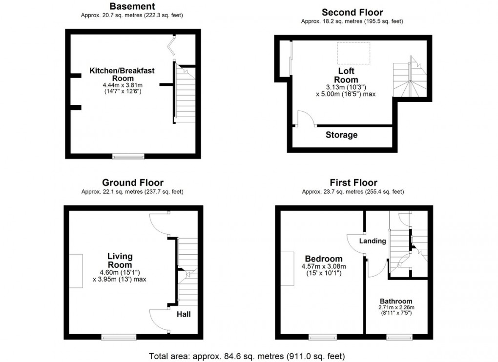 Floorplan for May Street, Huddersfield