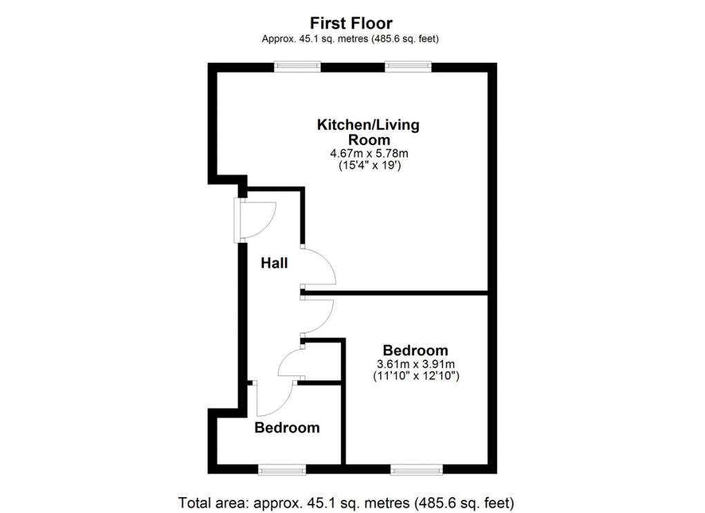 Floorplan for Meltham, Holmfirth