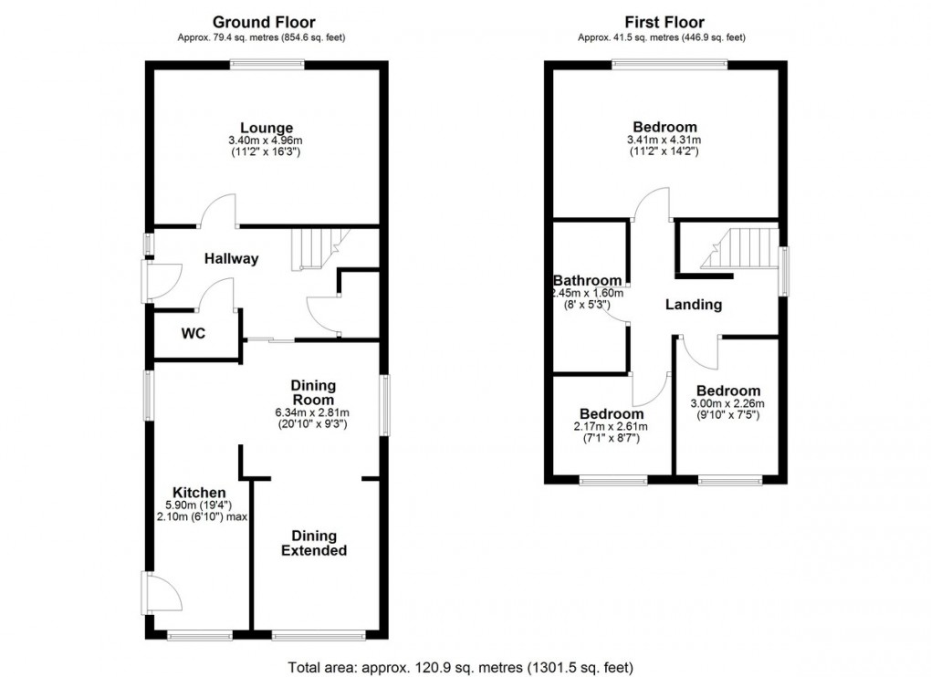 Floorplan for Heathfield, Mirfield