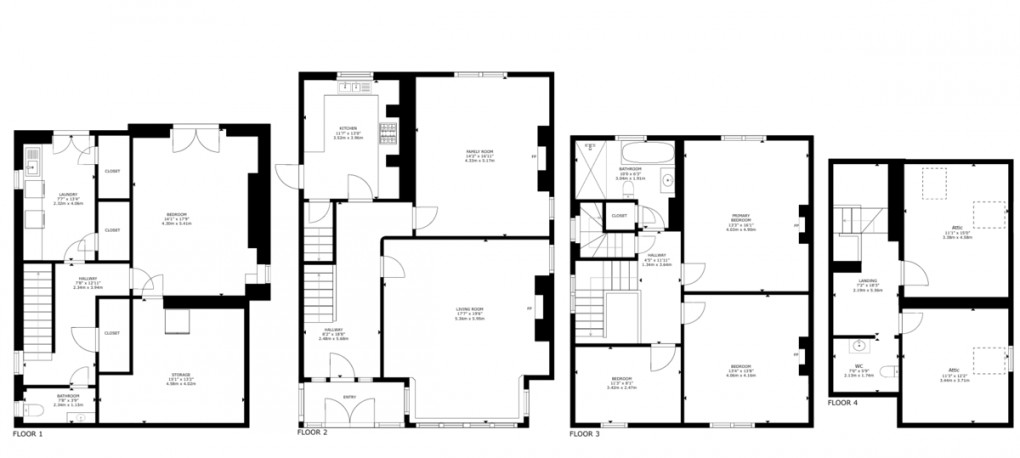 Floorplan for James Street, Dewsbury